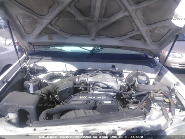 5TBRN34143S359732 - 2003 TOYOTA TUNDRA ACCESS CAB SR5 WHITE photo 10