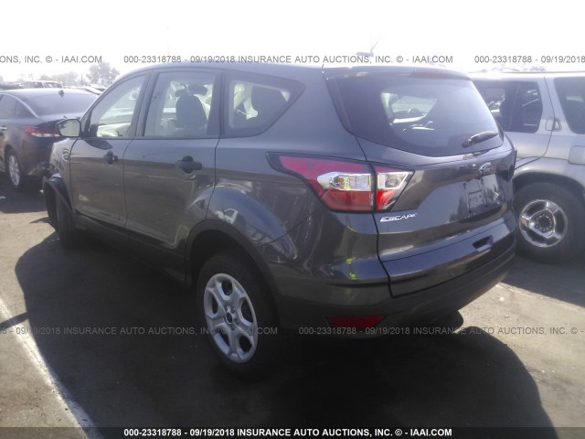 1FMCU0F72JUB86099 - 2018 FORD ESCAPE S BLACK photo 3