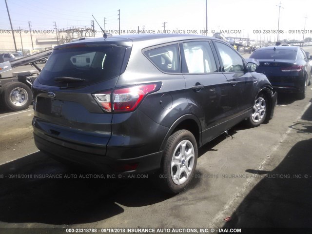 1FMCU0F72JUB86099 - 2018 FORD ESCAPE S BLACK photo 4