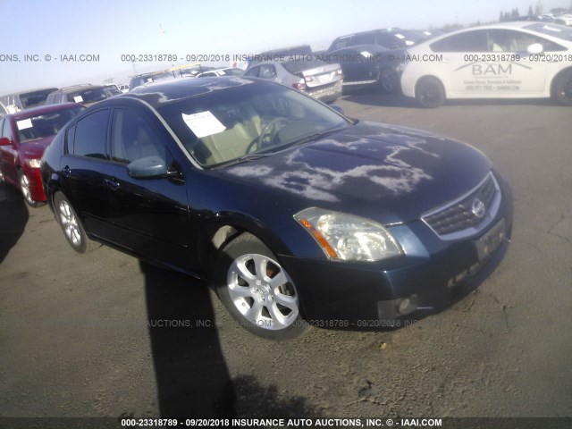 1N4BA41E47C803609 - 2007 NISSAN MAXIMA SE/SL BLUE photo 1