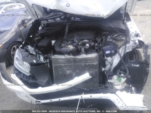 4JGDA5HB8FA480109 - 2015 MERCEDES-BENZ ML 350 4MATIC WHITE photo 10
