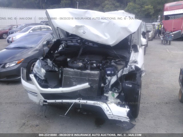 4JGDA5HB8FA480109 - 2015 MERCEDES-BENZ ML 350 4MATIC WHITE photo 6