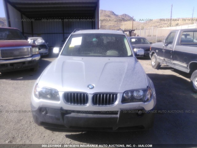 WBXPA934X5WD15784 - 2005 BMW X3 3.0I SILVER photo 6