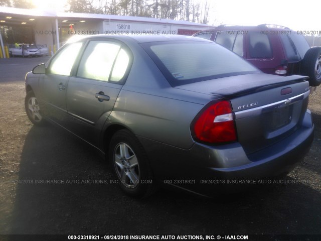 1G1ZT52895F250204 - 2005 CHEVROLET MALIBU LS GRAY photo 3