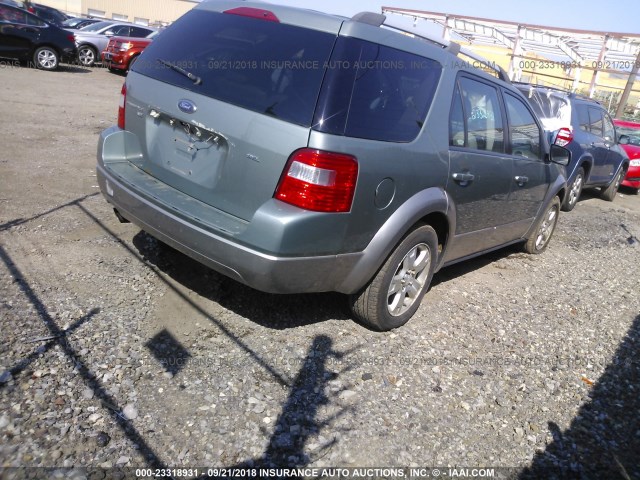 1FMZK05146GA11145 - 2006 FORD FREESTYLE SEL GRAY photo 4