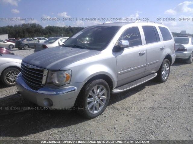 1A8HW58T19F703624 - 2009 CHRYSLER ASPEN LIMITED SILVER photo 2