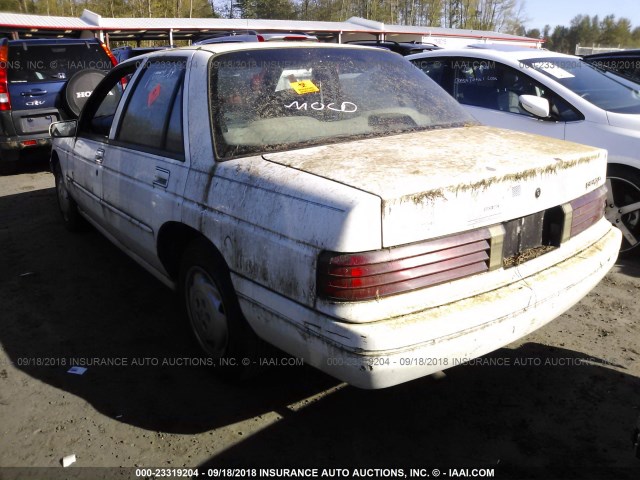 1G1LD55M4TY213686 - 1996 CHEVROLET CORSICA WHITE photo 3