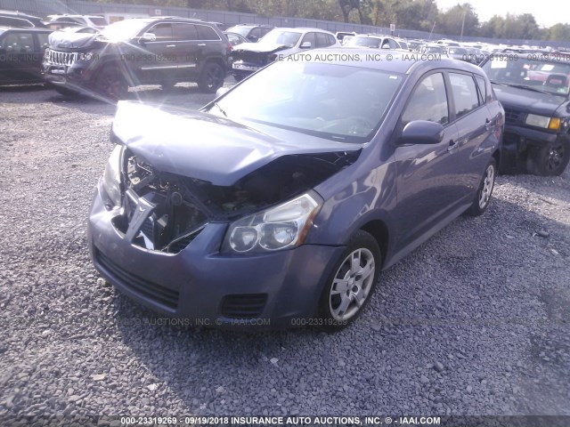 5Y2SP6E04AZ414959 - 2010 PONTIAC VIBE BLUE photo 2