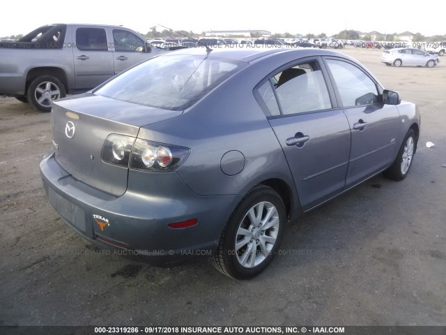 JM1BK323071722133 - 2007 MAZDA 3 S GRAY photo 4