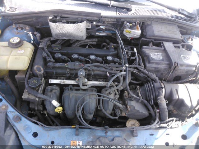 1FAHP34N57W204229 - 2007 FORD FOCUS ZX4/S/SE/SES ტურკოუსი ფოტო 10