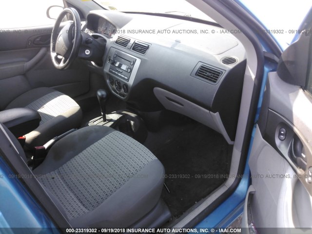 1FAHP34N57W204229 - 2007 FORD FOCUS ZX4/S/SE/SES ტურკოუსი ფოტო 5