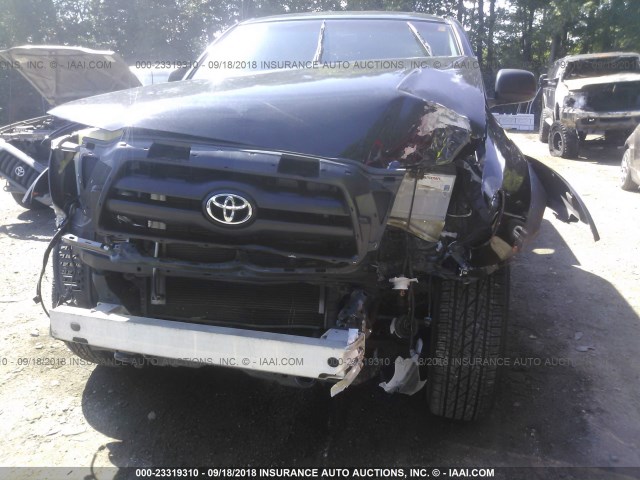 5TEJU62N85Z005426 - 2005 TOYOTA TACOMA DOUBLE CAB PRERUNNER BLACK photo 6