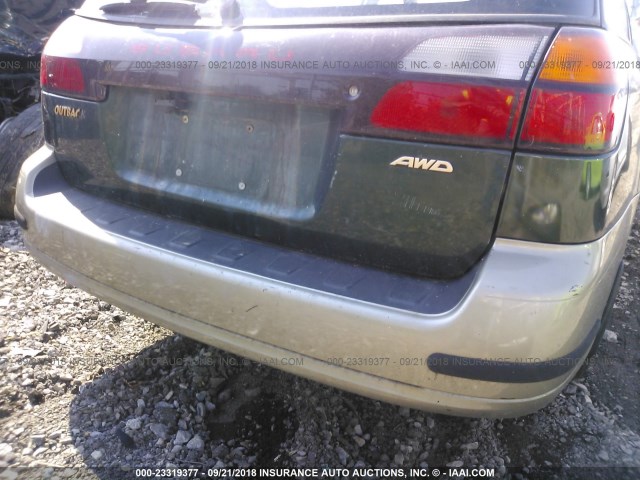 4S3BH675817629777 - 2001 SUBARU LEGACY OUTBACK AWP 绿色 照片 6
