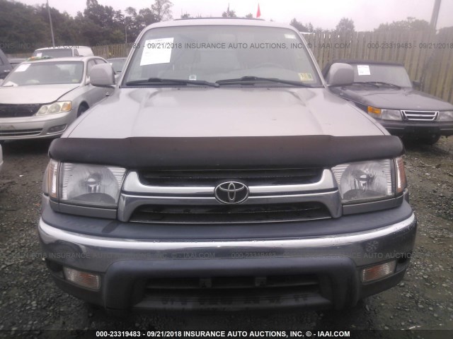 JT3HN86R419046134 - 2001 TOYOTA 4RUNNER SR5 SILVER photo 6