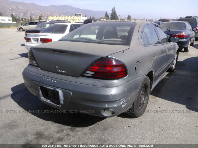 1G2NE52E75M156862 - 2005 PONTIAC GRAND AM SE GRAY photo 4