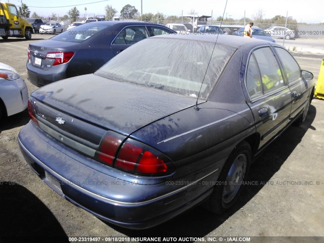 2G1WL52M1W9332213 - 1998 CHEVROLET LUMINA LS BLUE photo 4