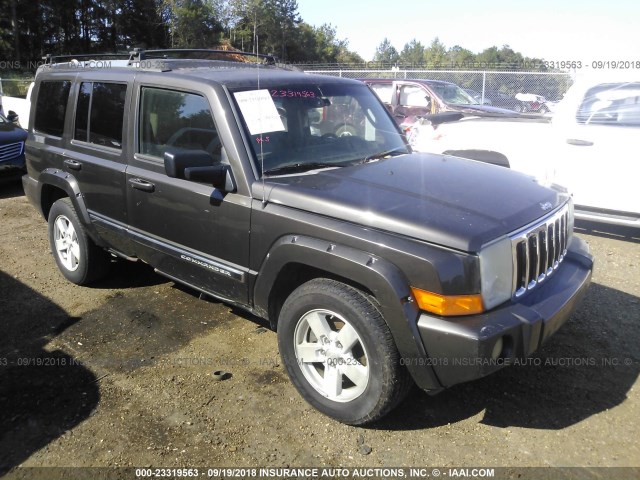 1J8HH58N56C150503 - 2006 JEEP COMMANDER LIMITED GRAY photo 1