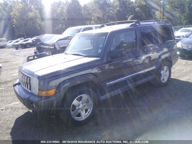 1J8HH58N56C150503 - 2006 JEEP COMMANDER LIMITED GRAY photo 2