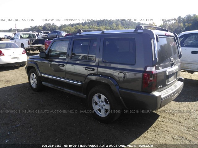 1J8HH58N56C150503 - 2006 JEEP COMMANDER LIMITED GRAY photo 3