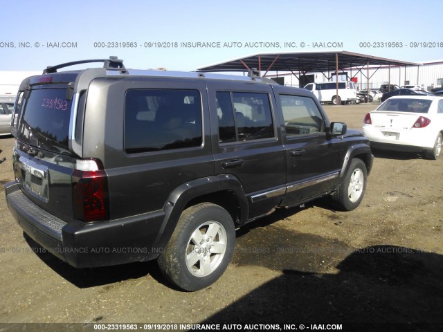 1J8HH58N56C150503 - 2006 JEEP COMMANDER LIMITED GRAY photo 4