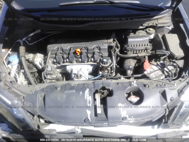 2HGFB2F96FH537404 - 2015 HONDA CIVIC EXL 灰色 照片 10