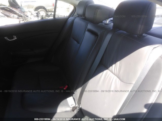 2HGFB2F96FH537404 - 2015 HONDA CIVIC EXL 灰色 照片 8