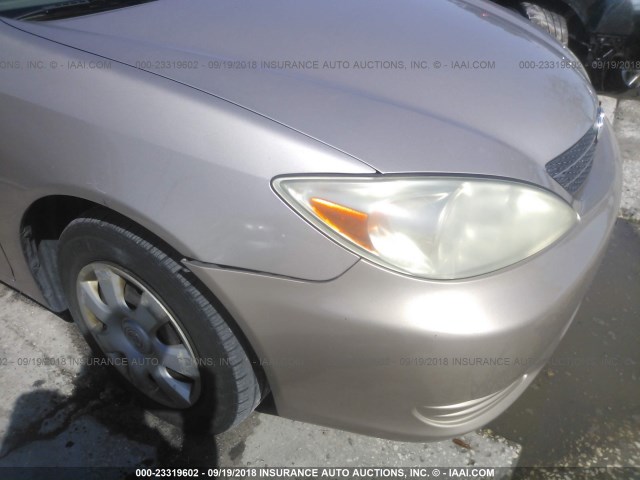 4T1BE32KX3U767180 - 2003 TOYOTA CAMRY LE/XLE/SE Бежевый фото 6