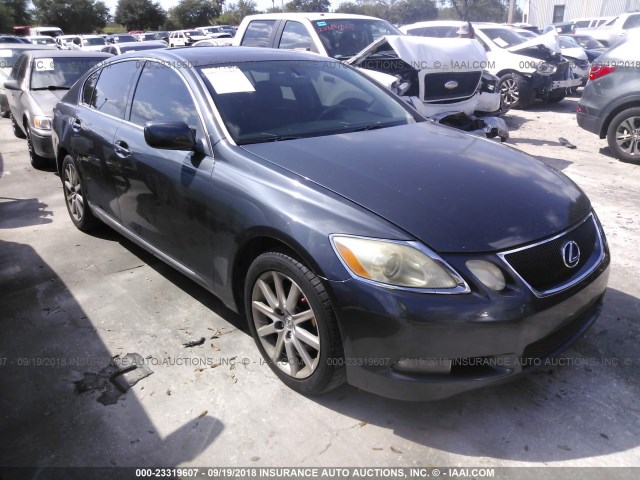 JTHBH96S565025694 - 2006 LEXUS GS GENERATION 200 300 GRAY photo 1