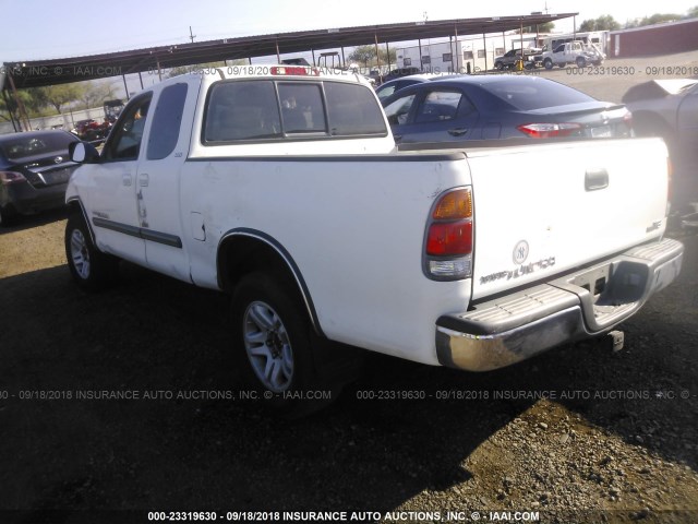 5TBRT34173S410548 - 2003 TOYOTA TUNDRA ACCESS CAB SR5 WHITE photo 3