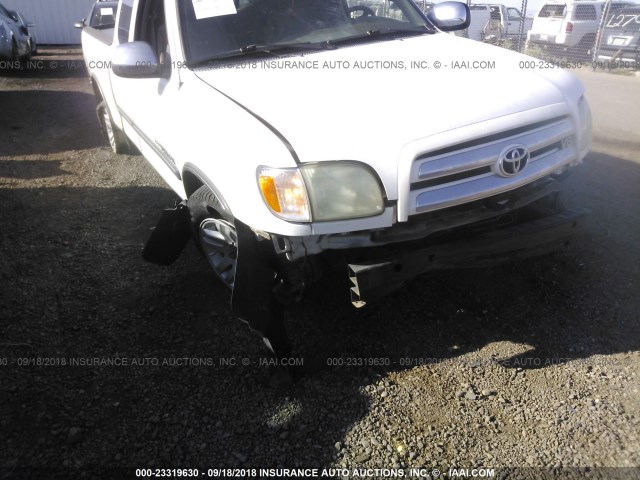 5TBRT34173S410548 - 2003 TOYOTA TUNDRA ACCESS CAB SR5 WHITE photo 6