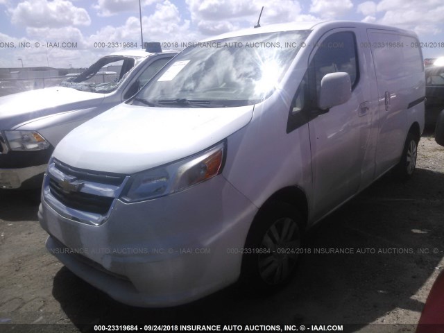 3N63M0YN3FK721879 - 2015 CHEVROLET CITY EXPRESS LS WHITE photo 2