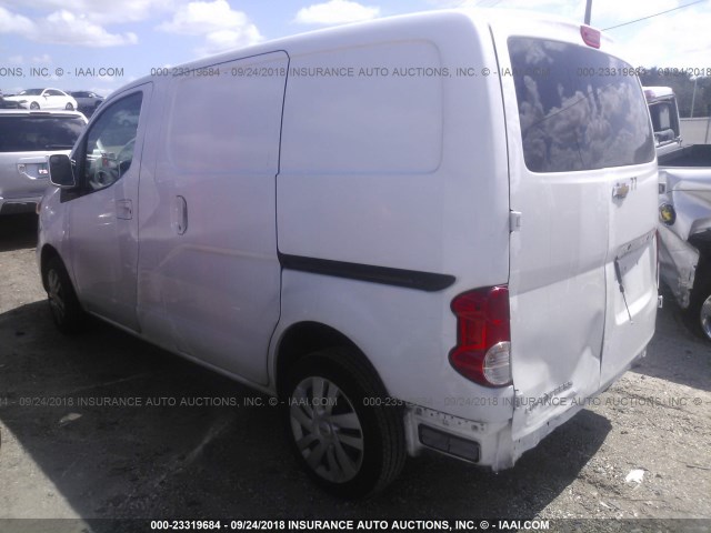 3N63M0YN3FK721879 - 2015 CHEVROLET CITY EXPRESS LS WHITE photo 3