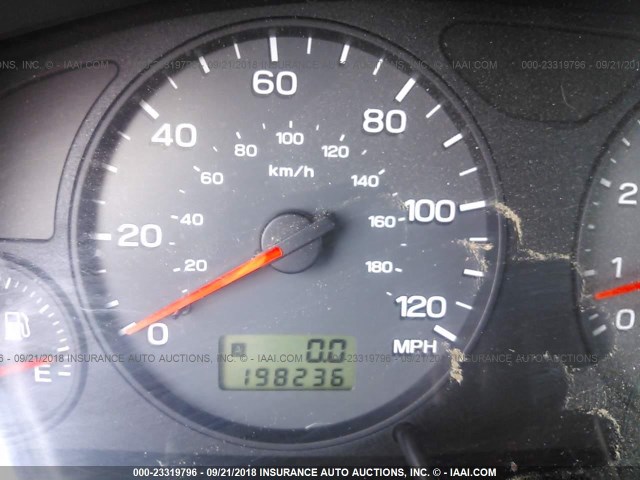 JF1SF65682H751607 - 2002 SUBARU FORESTER S SILVER photo 7