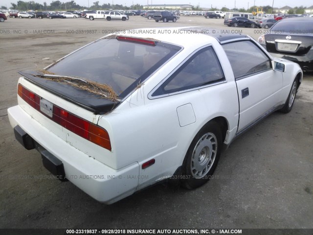 JN1HZ16SXHX123706 - 1987 NISSAN 300ZX 2+2 WHITE photo 4