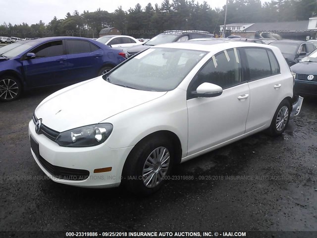 WVWDB7AJ0CW111158 - 2012 VOLKSWAGEN GOLF 白色 照片 2
