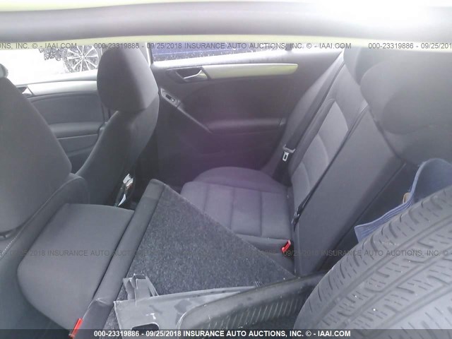 WVWDB7AJ0CW111158 - 2012 VOLKSWAGEN GOLF 白色 照片 8