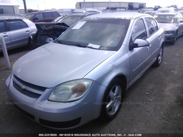 1G1AL55F867619654 - 2006 CHEVROLET COBALT LT SILVER photo 6