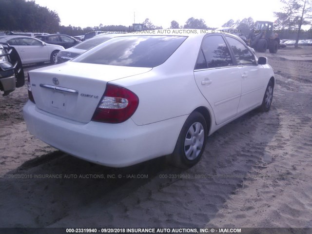4T1BE32K33U233857 - 2003 TOYOTA CAMRY LE/XLE/SE Ağ foto 4