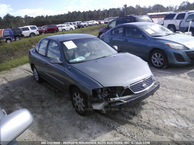 3N1CB51D5YL313391 - 2000 NISSAN SENTRA XE/GXE GRAY photo 1