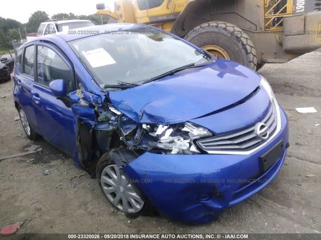 3N1CE2CP9FL366704 - 2015 NISSAN VERSA NOTE S/S PLUS/SV/SL/SR BLUE photo 1
