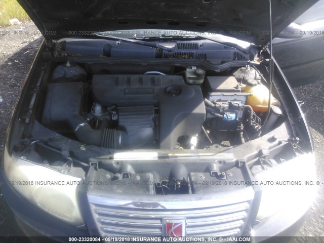 1G8AJ52FX5Z162599 - 2005 SATURN ION LEVEL 2 BLACK photo 10
