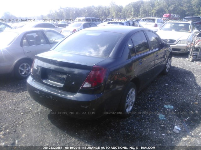 1G8AJ52FX5Z162599 - 2005 SATURN ION LEVEL 2 BLACK photo 4
