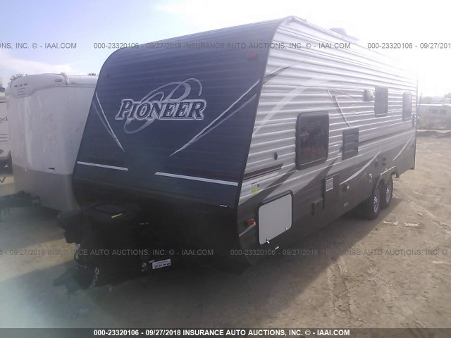 5SFPB2625JE383349 - 2018 HEARTLAND PIONEER TOY HAULER  ნაცრისფერი ფოტო 6