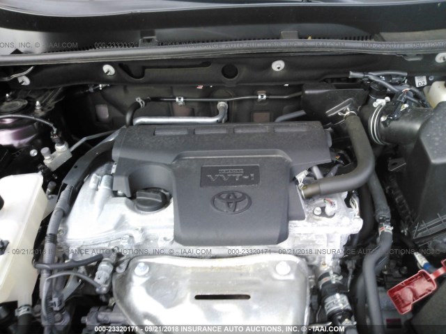 2T3RFREV0JW743155 - 2018 TOYOTA RAV4 ADVENTURE/XLE PURPLE photo 10