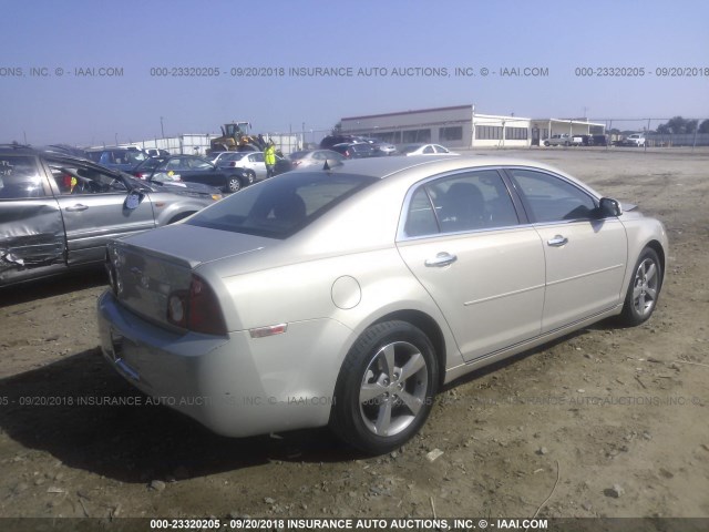 1G1ZC5E04CF157271 - 2012 CHEVROLET MALIBU 1LT TAN photo 4