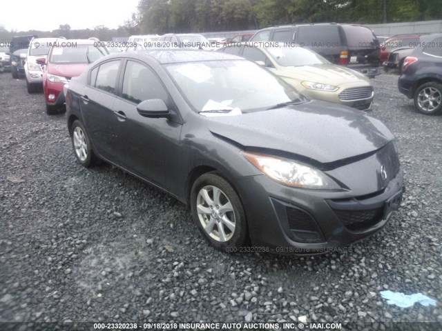 JM1BL1VG4B1363992 - 2011 MAZDA 3 I GRAY photo 1