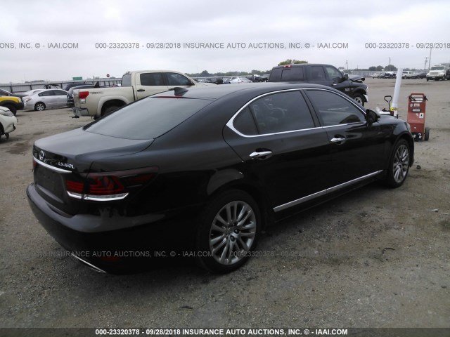 JTHGL5EF2H5057569 - 2017 LEXUS LS 460L BLACK photo 4