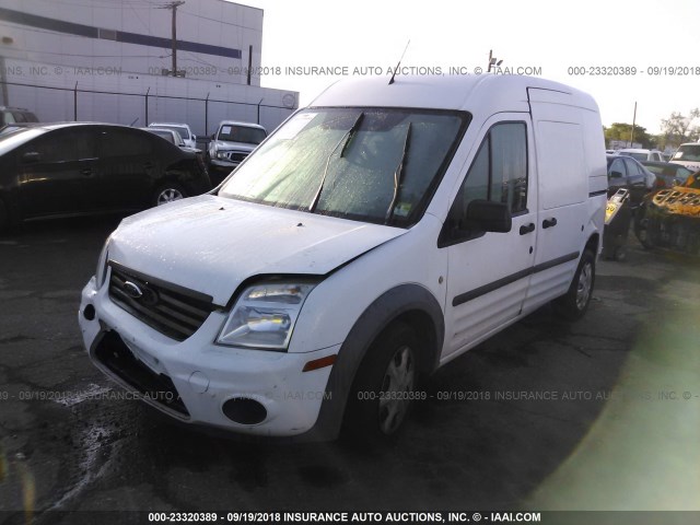NM0LS7BN9BT072001 - 2011 FORD TRANSIT CONNECT XLT WHITE photo 2