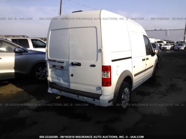 NM0LS7BN9BT072001 - 2011 FORD TRANSIT CONNECT XLT WHITE photo 4