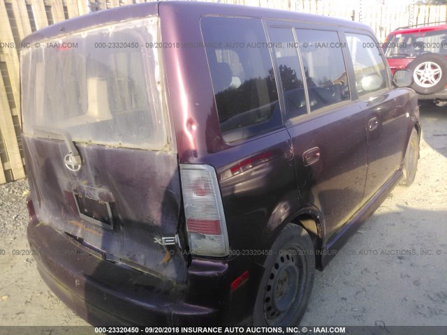 JTLKT324654007878 - 2005 TOYOTA SCION XB Күлгін фото 4